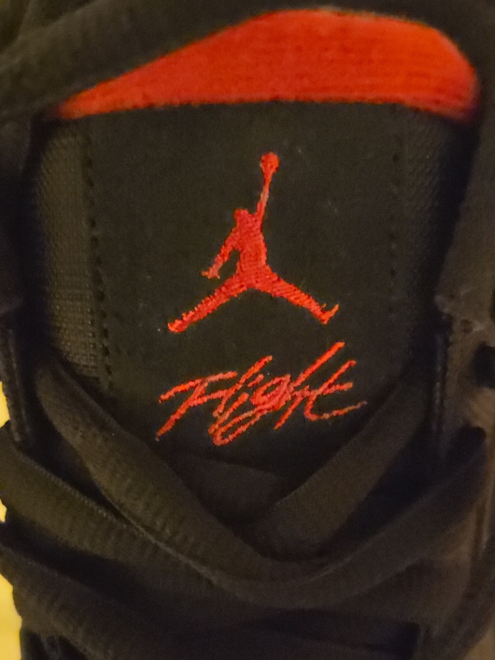 Air JORDAN 4RM Black VARSITY RED Wolf Grey 8.5 MEN.